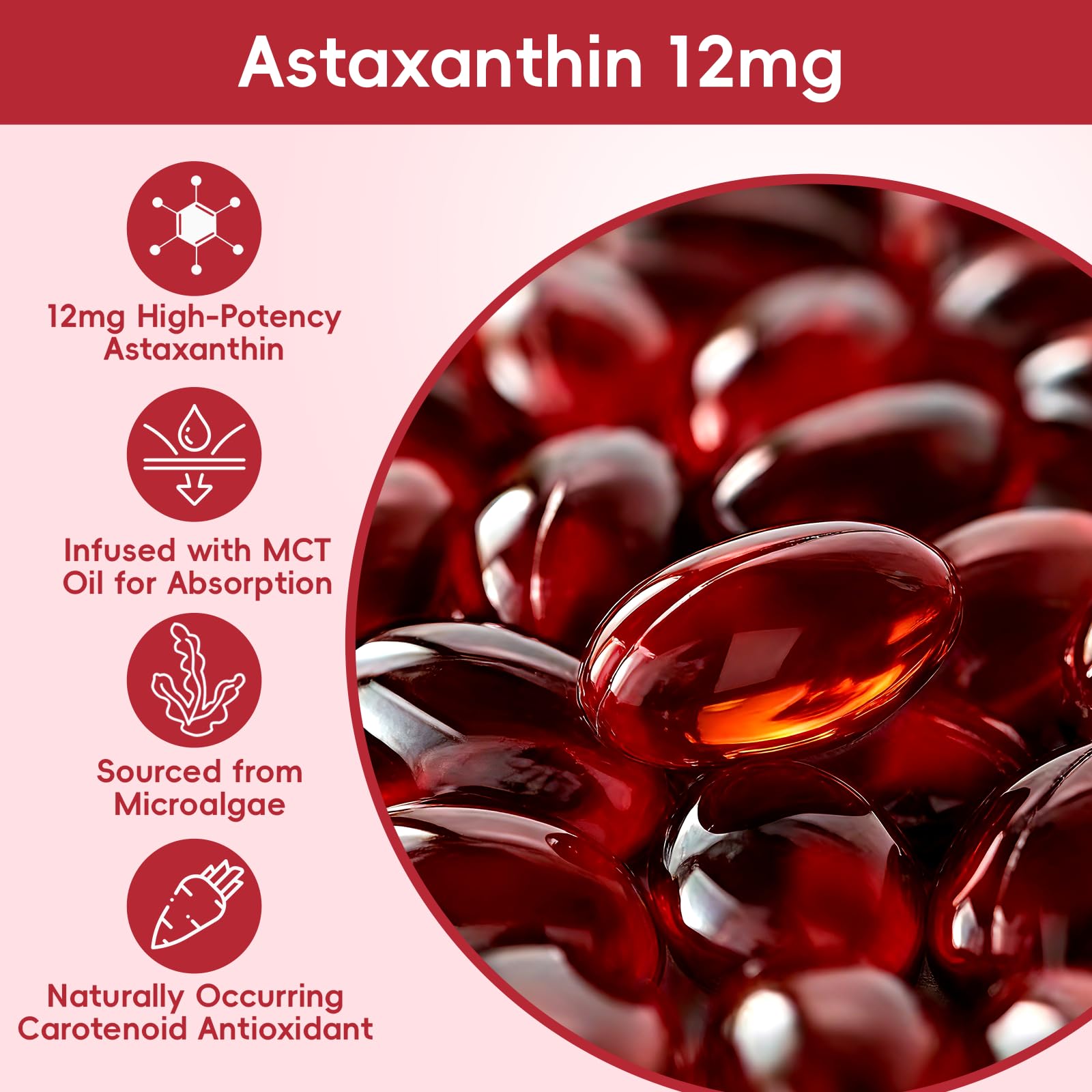 BULGOIRE Astaxanthin softgel close-up