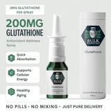 Bulk Essentials Glutathione Spray 200mg with ingredients list