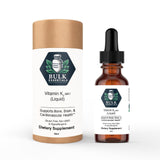 Bulk Essentials Vitamin K2 MK-7 Liquid Supplement front view