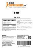 BulkSupplements 5-HTP Powder 200mg on a kitchen counter