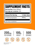 BulkSupplements 5-HTP Powder 200mg side view packaging