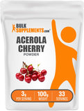BulkSupplements Acerola Cherry Powder 100g front view