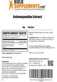 BulkSupplements Ashwagandha Extract 600mg capsule with measuring scoop