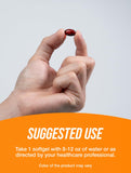 BulkSupplements Astaxanthin 10mg softgels with dosage information