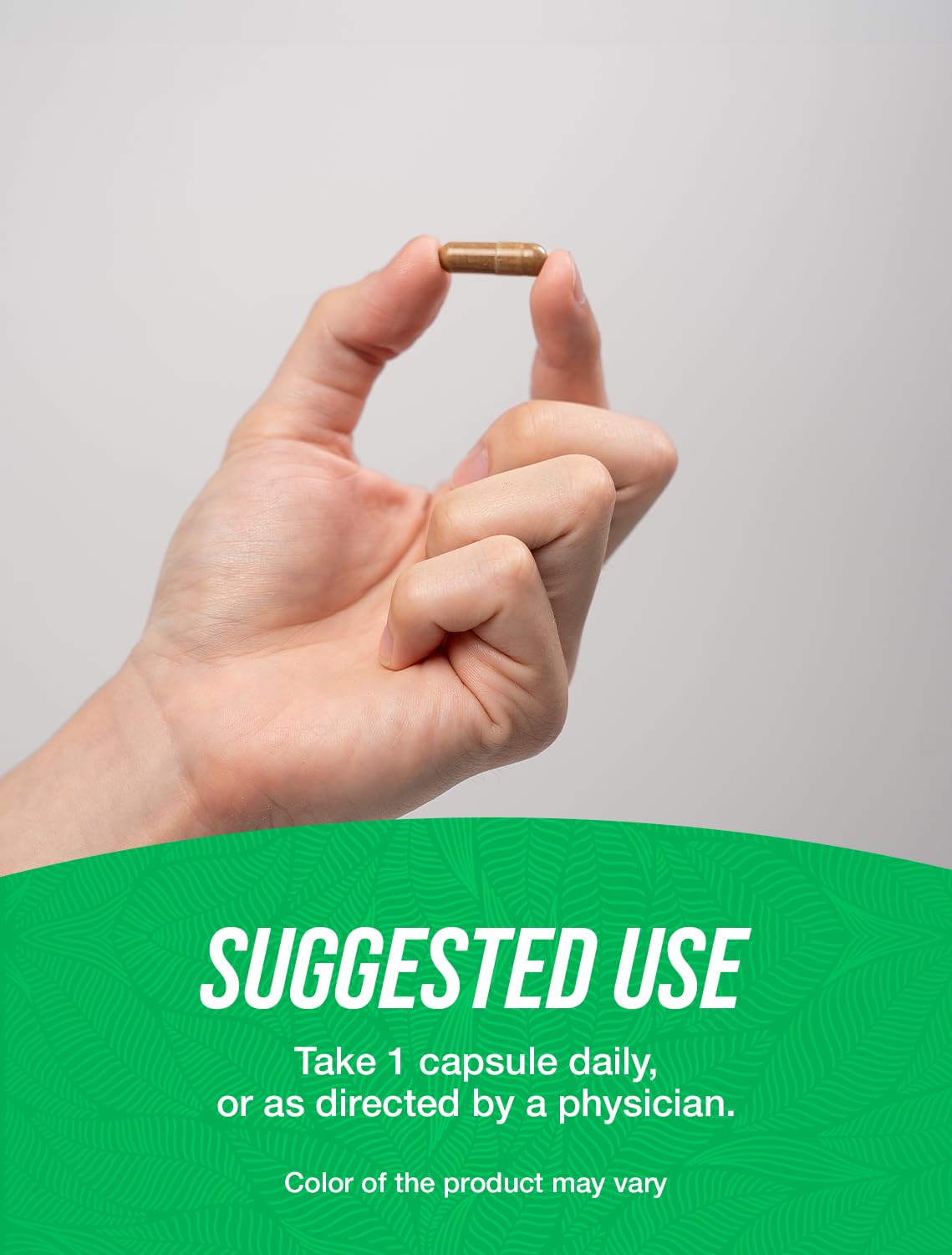 BulkSupplements Astragalus Extract Capsules on a wooden table