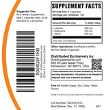 BulkSupplements BCAA 2:1:1 Capsules displayed with fitness gear