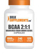 BulkSupplements BCAA 2:1:1 Capsules packaging front view