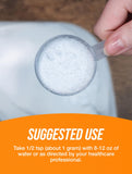 BulkSupplements BCAA Powder 500g side view