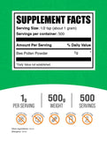 BulkSupplements Bee Pollen Powder 499g packaging