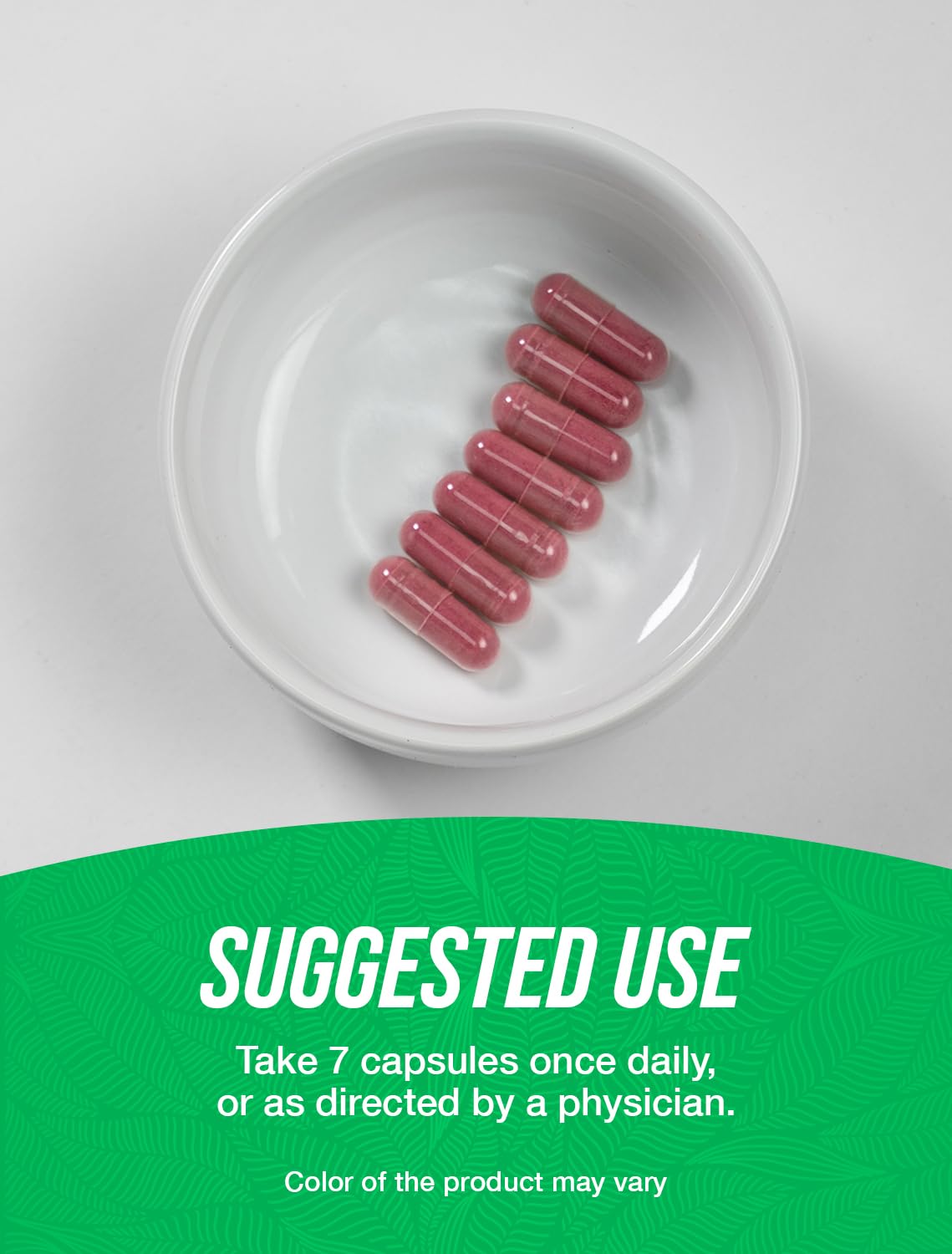 BulkSupplements Beet Root Capsules lifestyle image on a kitchen counter