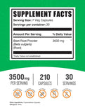 BulkSupplements Beet Root Capsules side view showing capsule details