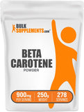 BulkSupplements Beta Carotene Powder front view packaging
