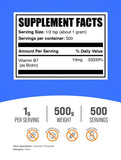 BulkSupplements Biotin Powder 10000mcg 522g packaging