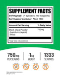 BulkSupplements Black Maca Root Powder packaging