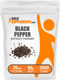BulkSupplements Black Pepper Extract Powder front view packaging