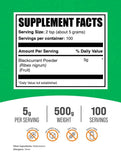 BulkSupplements Blackcurrant Powder 499g packaging