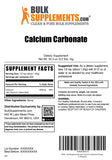 BulkSupplements Calcium Carbonate Powder 1000g with measuring spoon