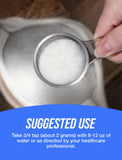 BulkSupplements Calcium Pyruvate Powder 499g serving suggestion