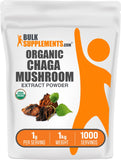 BulkSupplements Chaga Mushroom Extract Powder 1000g front view