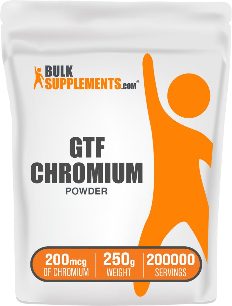 BulkSupplements Chromium GTF Powder 200mcg front view