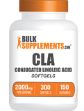 BulkSupplements CLA 2000mg Softgels front view with packaging