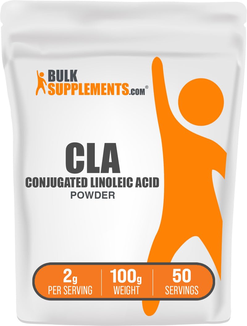 BulkSupplements CLA Powder 100g front view packaging