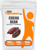 BulkSupplements Cocoa Bean Extract Powder 540g front view