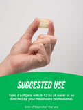 BulkSupplements Coconut Oil Softgels 2000mg close-up of softgel