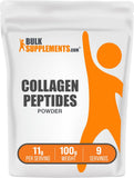 BulkSupplements Collagen Peptides Powder 109g front view