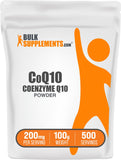 BulkSupplements CoQ10 Powder 200mg 100g front view
