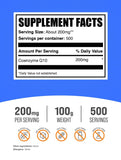 BulkSupplements CoQ10 Powder 200mg 100g packaging
