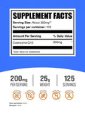 BulkSupplements CoQ10 Powder 200mg 9g packaging
