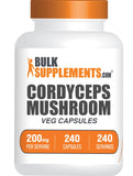 BulkSupplements Cordyceps Mushroom Capsules front view
