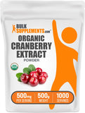BulkSupplements Cranberry Extract Powder 500g front view