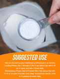 BulkSupplements Creatine Monohydrate Powder mixed in a glass