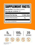 BulkSupplements Creatine Monohydrate Powder packaging