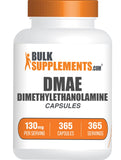 BulkSupplements DMAE Bitartrate Capsules 130mg front view