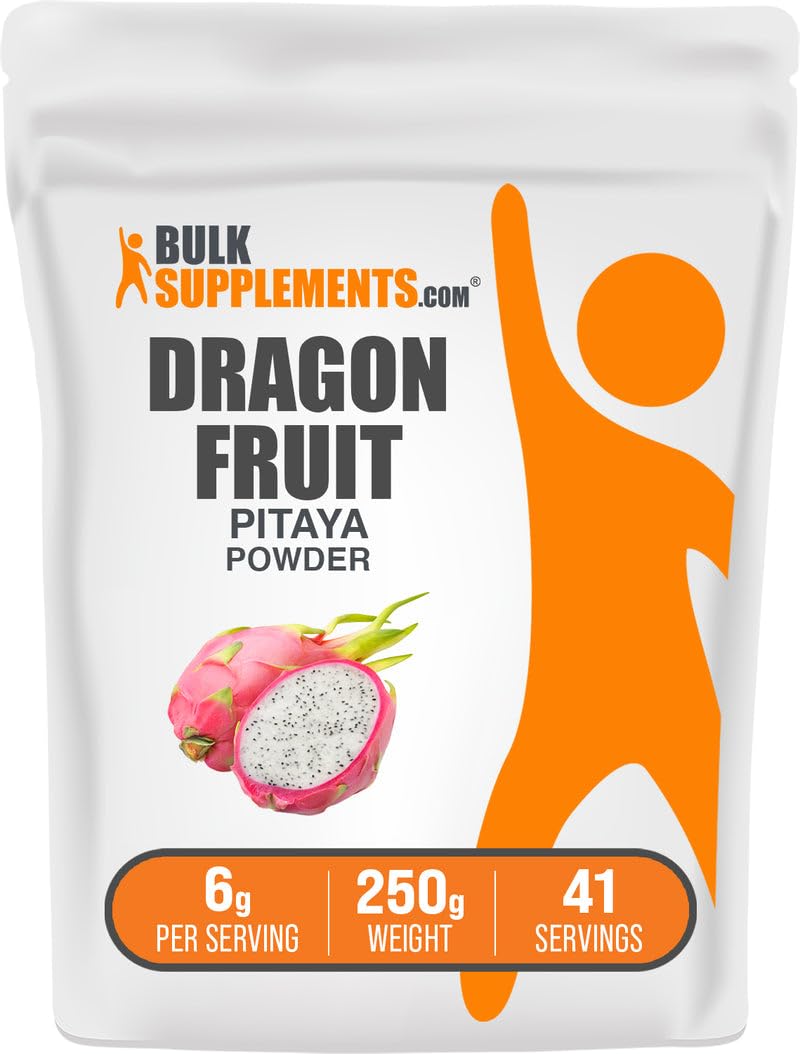 BulkSupplements Dragon Fruit Powder 259g front view