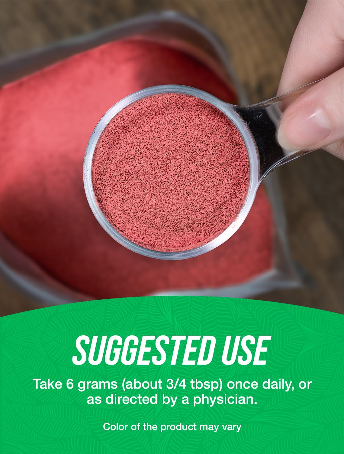 BulkSupplements Dragon Fruit Powder mixed in a smoothie