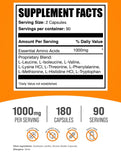 BulkSupplements EAA Capsules side view showing label