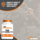 BulkSupplements Essential Amino Acid Capsules 1000mg back view
