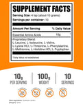 BulkSupplements Essential Amino Acids Powder 100g packaging