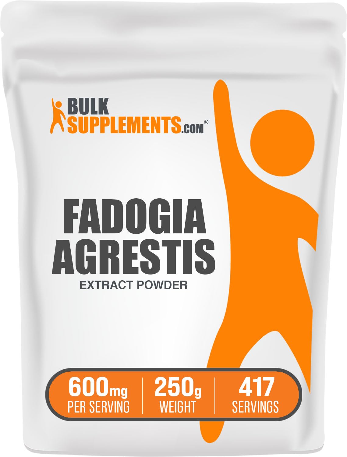 BulkSupplements Fadogia Agrestis Extract Powder 270g front view