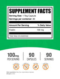 BulkSupplements Fisetin Capsules 100mg side view