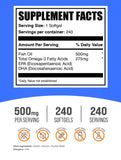 BulkSupplements Fish Oil 500mg Softgels packaging