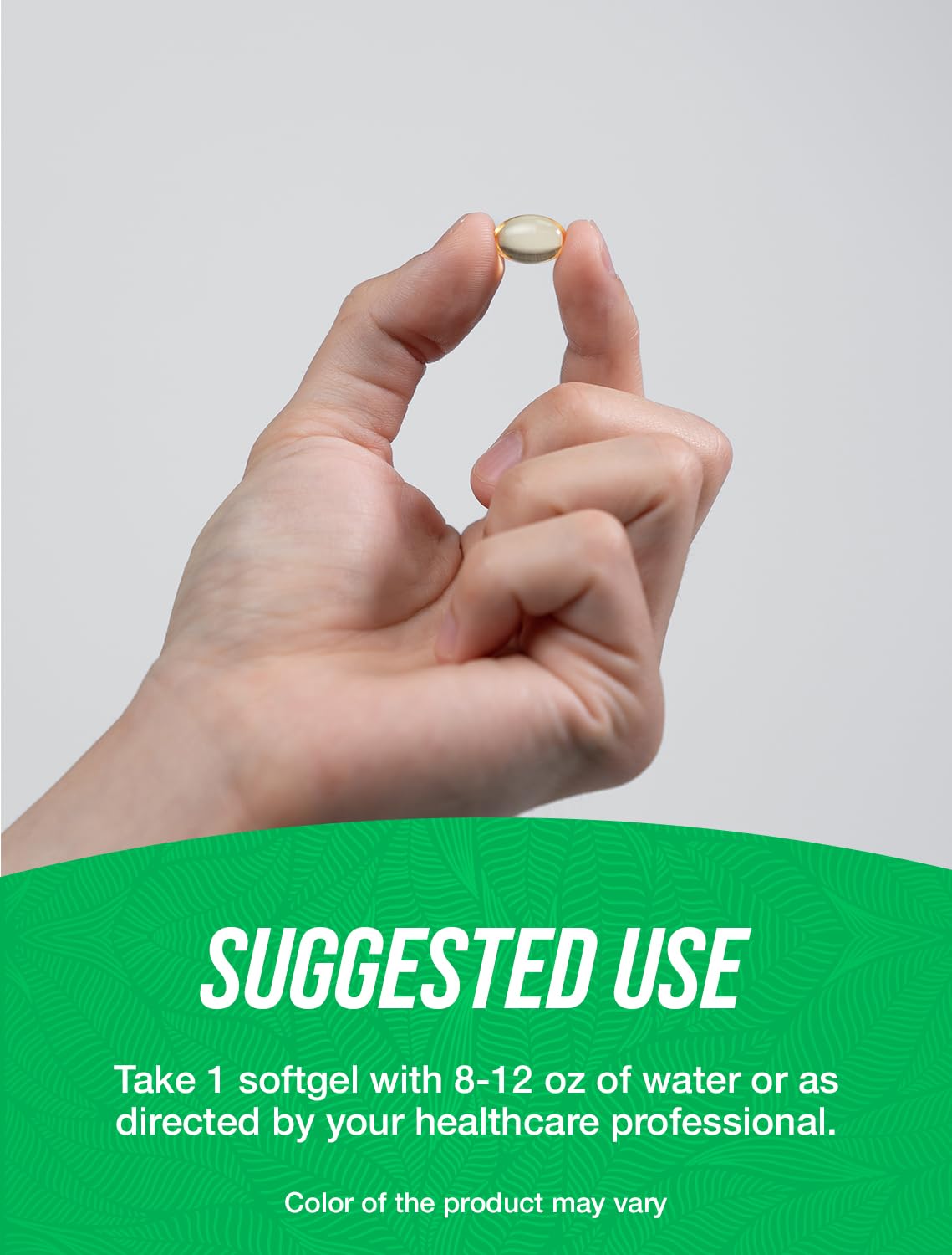 BulkSupplements Garlic Oil Softgels back view with ingredient list
