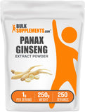 BulkSupplements Ginseng Extract Powder 250g front view