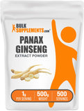 BulkSupplements Ginseng Extract Powder front view packaging