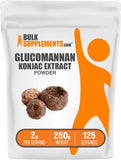 BulkSupplements Glucomannan Powder 250g front view