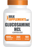 BulkSupplements Glucosamine HCl Capsules 1000mg front view